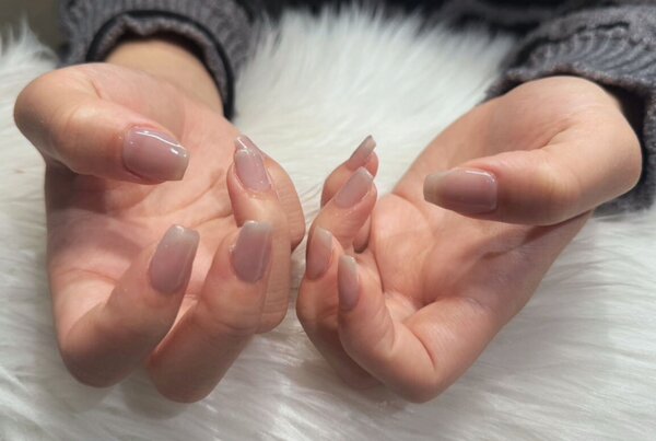 「ハンド ワンカラー」 ホワイトパープルワンカラーでトーンアップ！！|Nail Salon Linda