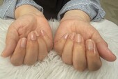 「ハンドケア＋クリアカラー」ハンドケアするだけでも断然変わります。|Nail Salon Linda