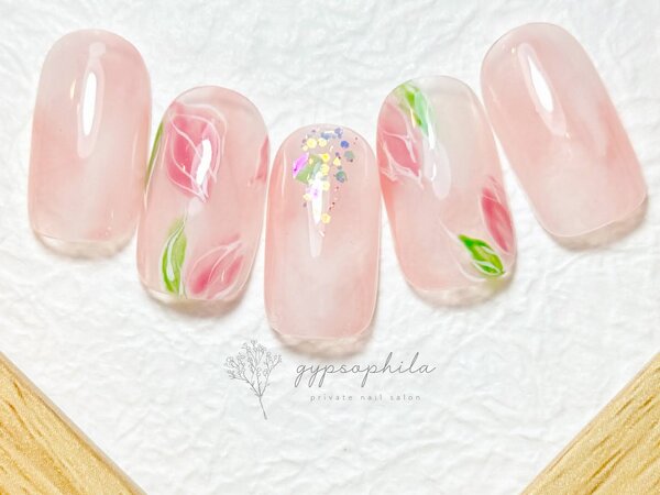 【HAND】定額デザイン|private nail salon gypsophila