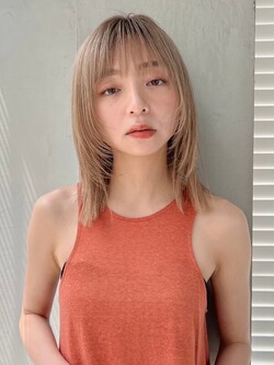 ハイトーン×ミディアムウルフ|tas