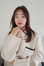 短めのシースルーバング|tas