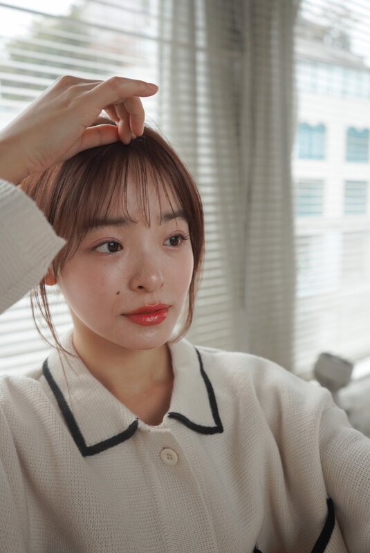 短めのシースルーバング|tas