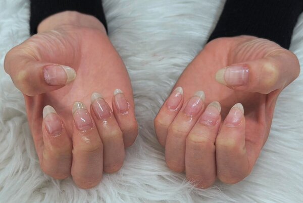 「ハンド クリアネイル」 自爪に寄せてマットな仕上がりになりました！|Nail Salon Linda