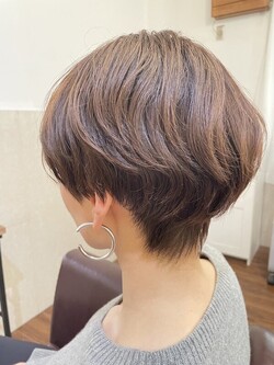 丸みショートボブ