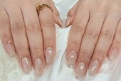 「ハンド ラメ・ワンカラー」ラメワンカラーでお手元を綺麗に！|Nail Salon Linda