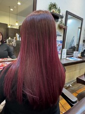 ビビットピンクカラー|hair doctor Luz恵み野店