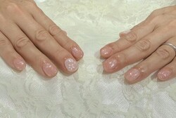 「ハンド 定額デザイン 」春らしく桜がポイントのデザインです！|Nail Salon Linda
