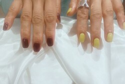 「ハンド ワンカラー」 絶妙なカラーは混ぜてお作りできます！ お好みの色で塗るワンカラーは飽きずに楽しむことができます！