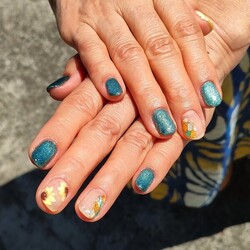 向日葵ネイル|ネイル&amp;フットケアサロンLittle Joy