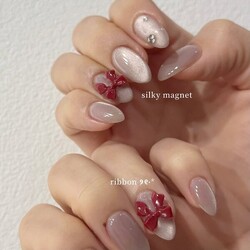 magnet×ribbon nail|aimer more 国立店