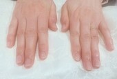 「ハンド クリアネイル」スキンカラーで肌馴染みの良いナチュラルな仕上がりになります！ 華美なネイルができない方におすすめ|Nail Salon Linda