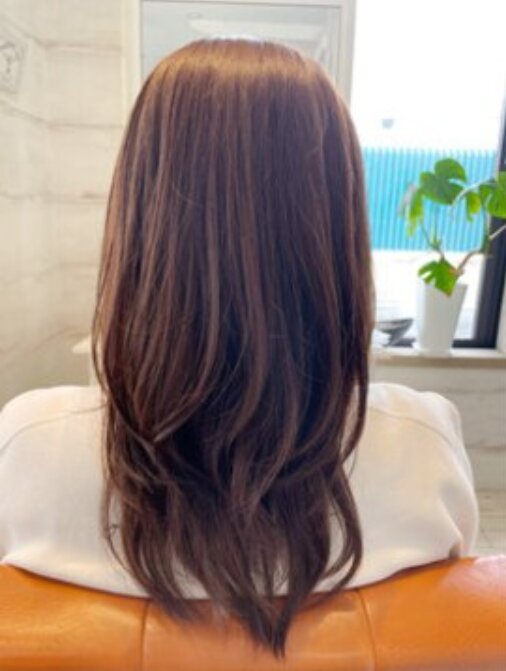 髪質改善カラー＆レイヤースタイル|ALOHA LaLa