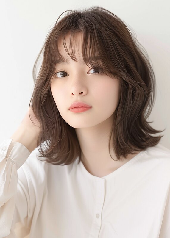 レイヤーミディアム×柔らかウェーブ|Cocolino hair