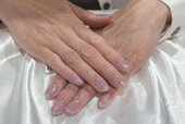 「ハンド ラメ・ワンカラー」ラメワンカラーでキラキラな仕上がりに！！|Nail Salon Linda