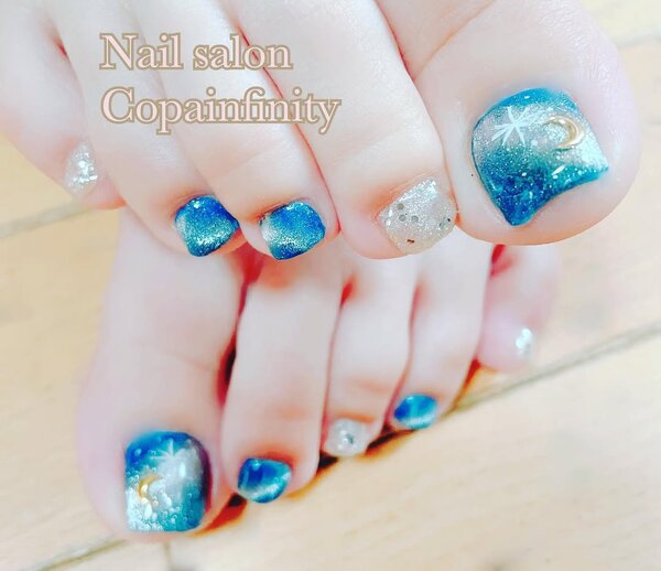 ギャラクシーフットネイル|Nail salon Copainfinity