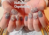 ドライフラワーでお花ネイル♪|Nail salon Copainfinity