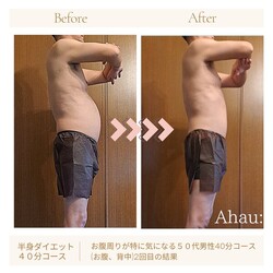ダイエット半身集中コース40分|Ahau:diet slimming salon