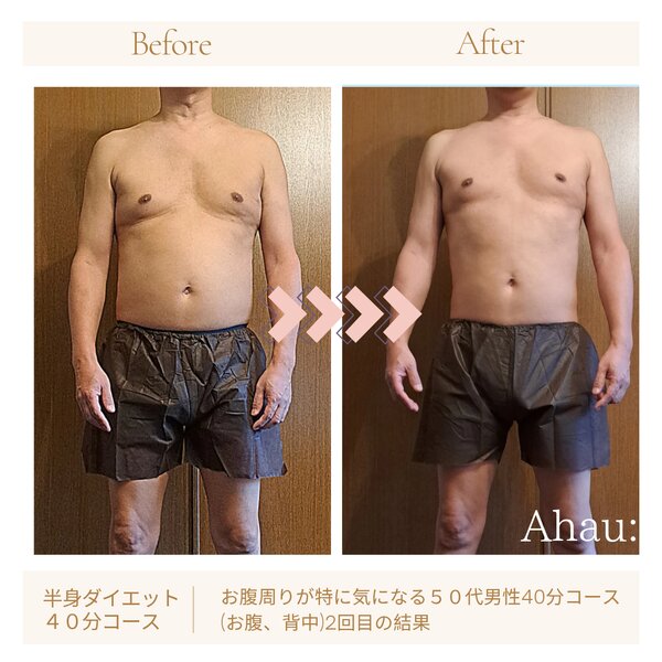 ダイエット半身集中コース40分|Ahau:diet slimming salon