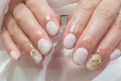 「ハンド 定額デザイン」まだまだ人気デザイン　紫陽花風|Nail Salon Linda