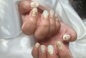 「ハンド ミドルコース」ビーチに行きたくなる夏を感じるデザインになりました！|Nail Salon Linda