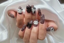 「ハンド ミドルコース」お客様の大好きなキャキティちをたくさん付けました！まだまだブームは終わりません！