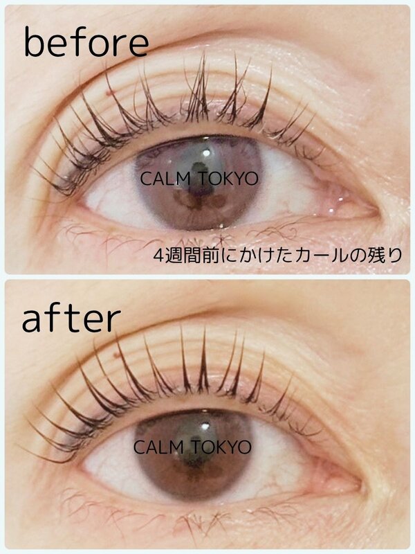 4週間後も実感！持続力のあるまつげパーマ|まつげパーマ＆眉毛アイブロウ CALM TOKYO 恵比寿本店