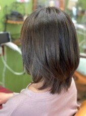 アッシュ＆ベージュのインナーカラー|Fellows 市原市五井店