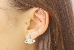 「耳つぼ ジュエリー」可愛いパーツが揃っています！ どれも可愛いくて迷っちゃいます！|Nail Salon Linda