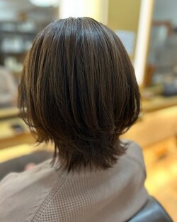 ショートウルフカット×ミルクティーベージュ|motenas at Beppin's