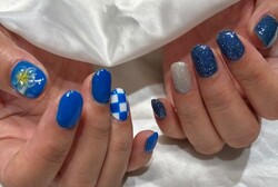 「ハンド ミドルコース」新作フラッシュを使ったお持ち込みデザイン！ 左右違うデザインが出来るのも、ミドルコースの魅力です