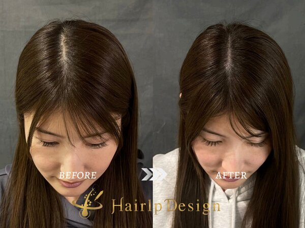 ヘアタトゥー（Before After）女性④|Perfect EYE