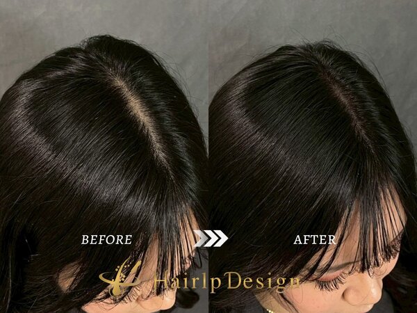 ヘアタトゥー（Before After）女性	③|Perfect EYE