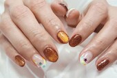 「ハンド ミドルコース」持ち込み画像でお好きにカスタマイズできます！|Nail Salon Linda