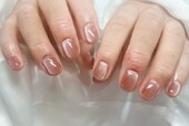 「ハンド マグネット・ワンカラー」マグネットネイルです 品よく華やかなマグネットです！|Nail Salon Linda