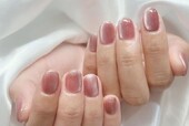 「ハンド マグネット・ワンカラー」なじみのいい、うるうるマグネットネイルです|Nail Salon Linda