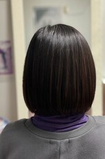 メテオストレート+カラー before/after|美容室support