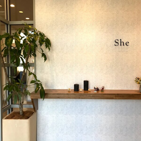 内観①|大人の女性のヘアサロンShe 東橋良店