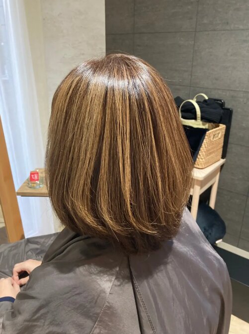 白髪ぼかし③|大人の女性のヘアサロンShe 東橋良店
