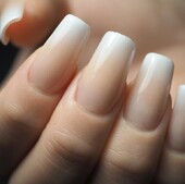 スタイル写真③：【スカルプチュアネイル】ベイビーブーマー¥13,750|ネイルサロン Be happy