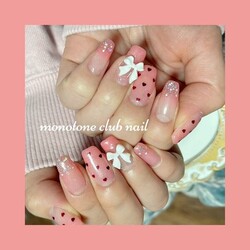 グラデーションネイル|モノトーンクラブネイル