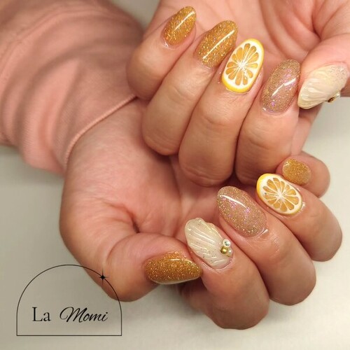 夏-ビタミン-ネイル