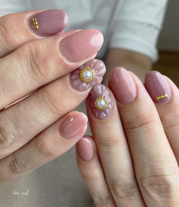 フラワーネイル|ネイルandアイラッシュKiko nail