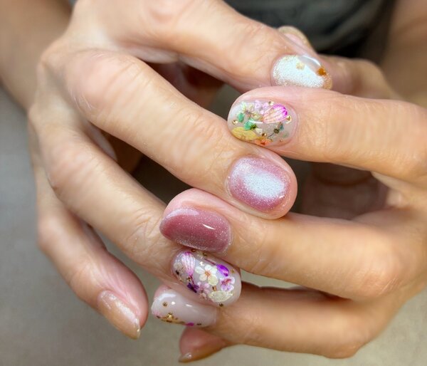 フラワーネイル|ネイルandアイラッシュKiko nail