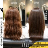 白髪を自然に活かすカラーと髪質改善ケア|美容室ＨＡＮＳ　名古屋　伏見