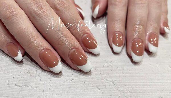 王道フレンチネイル|Muse factory【ミューズファクトリー】