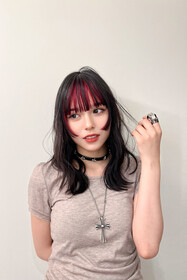 ベビーピンク/ウルフヘア/フレンチカジュアル/フェイスレイー|Hair Make TOP SHAPE