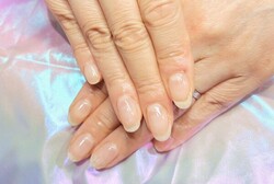「ハンド クリアワンカラー」自爪強化にもオススメです！ ぜひお試しください^ ^|Nail Salon Linda