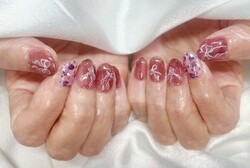 「ハンド 定額デザイン」定額ネイル色変えverです♡ 秋色に！|Nail Salon Linda