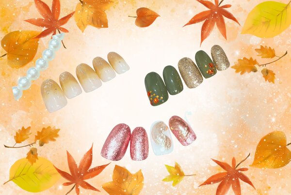 2025年 秋ネイルサンプル 「定額デザイン」 今年の秋はどんなネイルをされますか|Nail Salon Linda