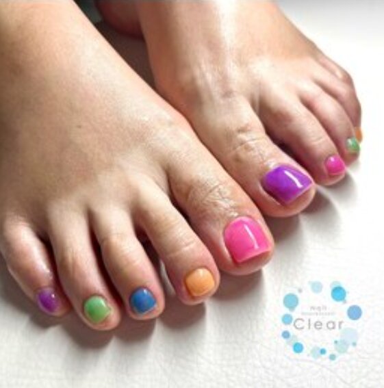 フットケアシェラック|Nailsalon&amp;school Clear